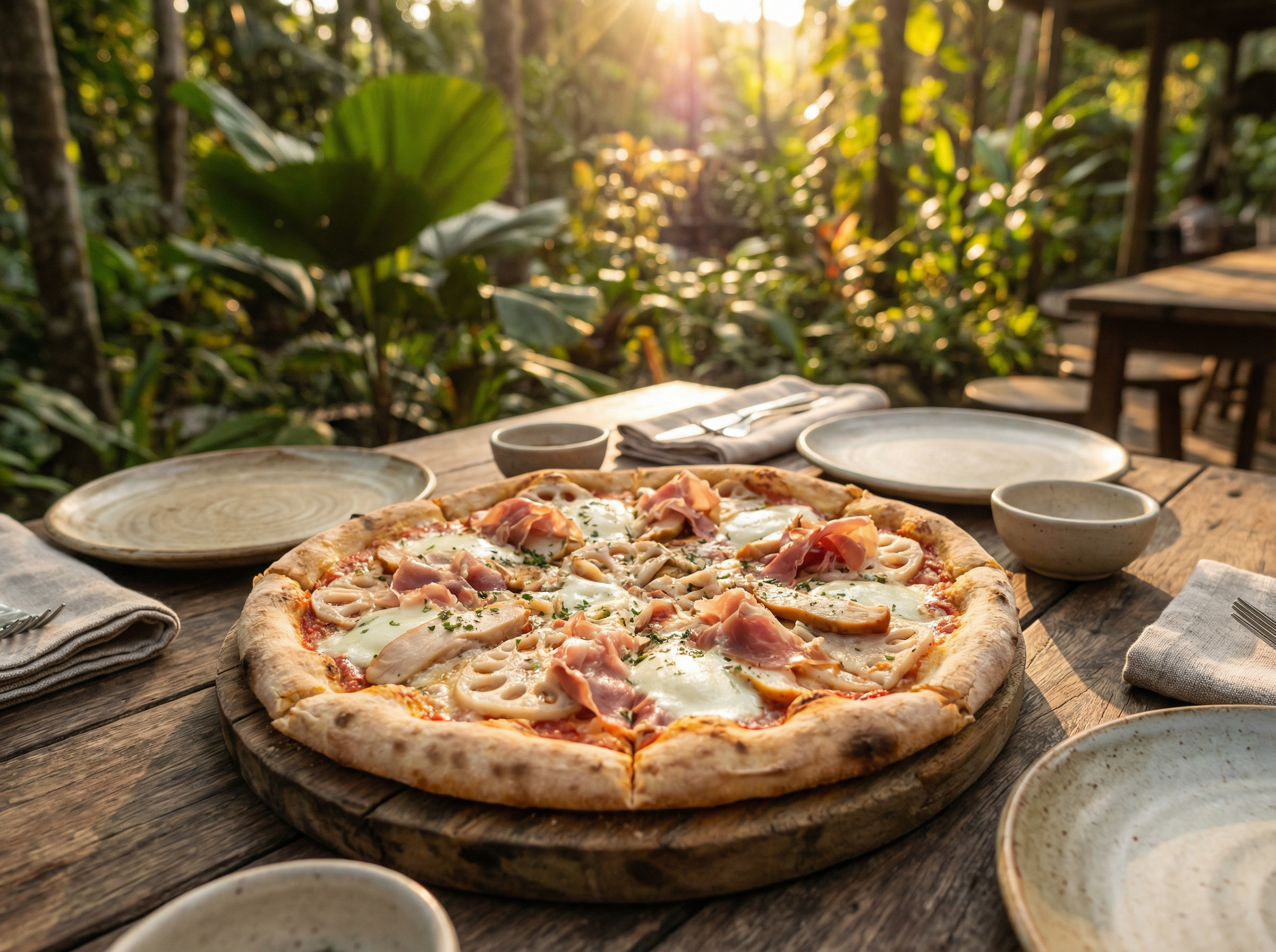 石窯焼き自家製ピザ